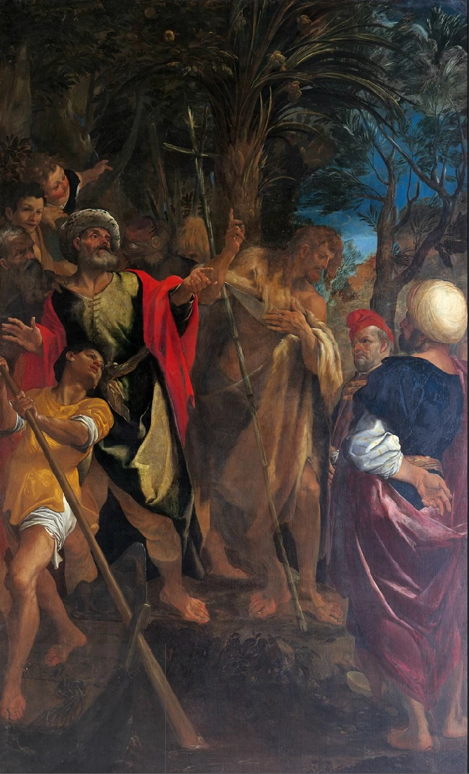 Predica del Battista sul Giordano - Pinacoteca Nazionale di Bologna